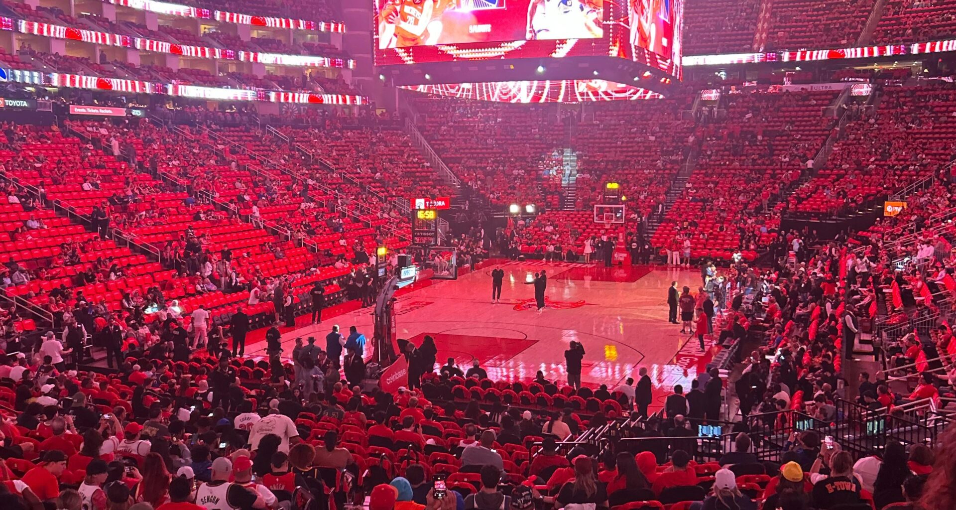 Toyota Center I am inside you