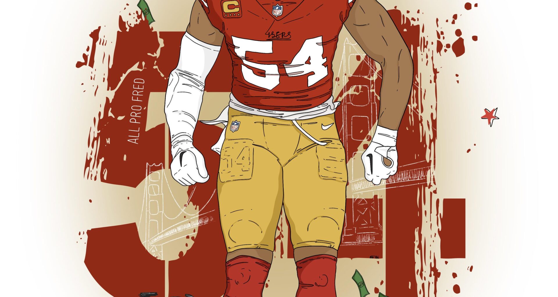 Fred Warner is locked in! ❤️💛