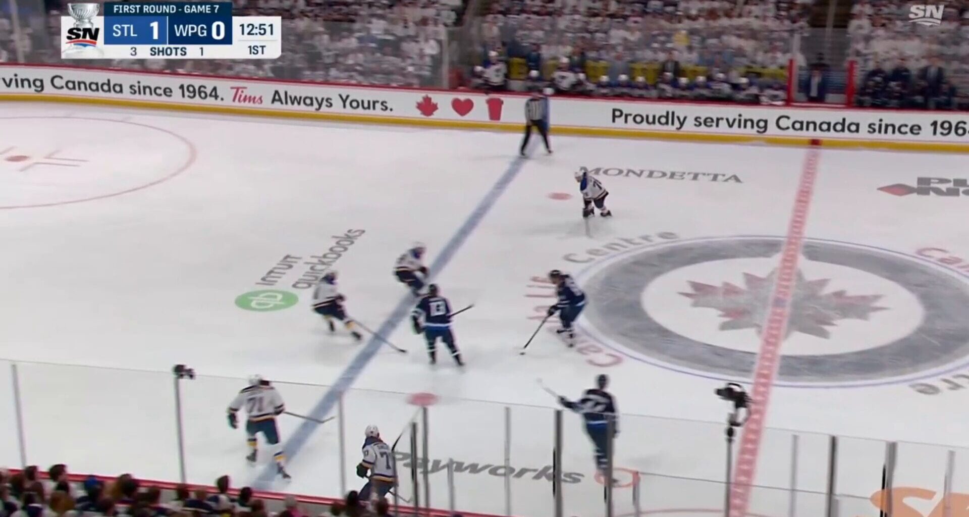 Mathieu Joseph makes it 2-0. Hellebuyck looked weak on this long shot.
