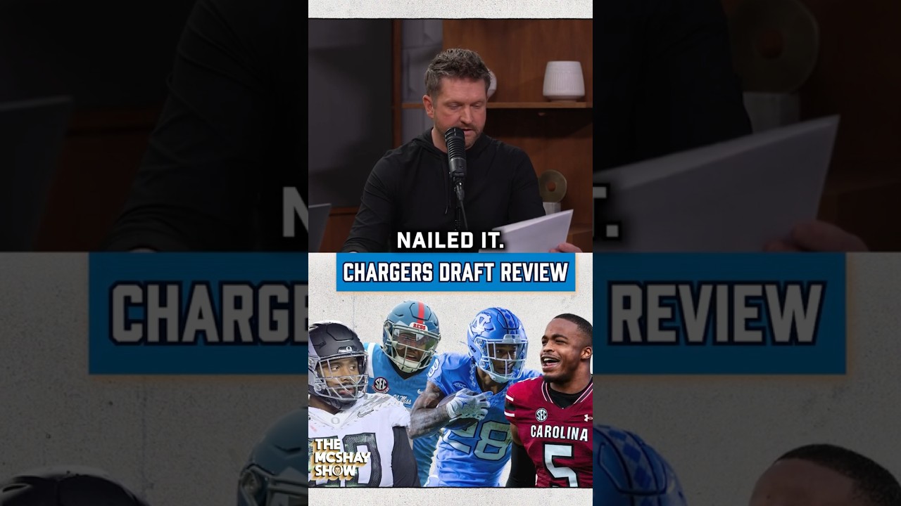 The Chargers Draft Will Make Life Easier for Justin Herbert | The McShay Show