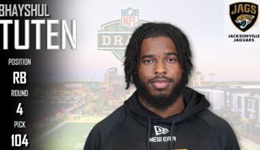2025 NFL Draft: Bhayshul Tuten | Jacksonville Jaguars