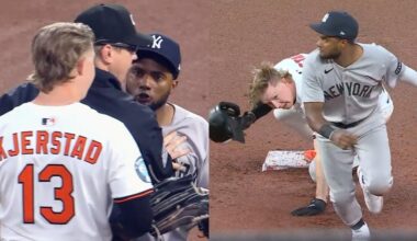 Yankees, Orioles BENCHES Clearing Altercation After DIRTY Play!?