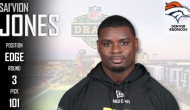 2025 NFL Draft: Sai'vion Jones | Denver Broncos