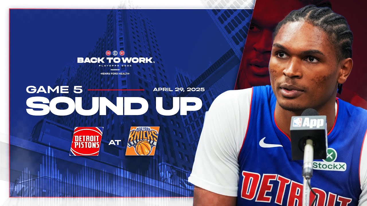 Game 5 Post-Game Press Conference: Ausar Thompson | Pistons vs Knicks | 04.29.25
