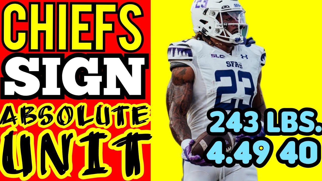 CHIEFS SIGN MACK TRUCK TO PLAY RUNNING BACK Kansas City Chiefs News Today Qualan Jones