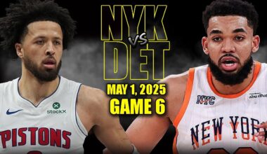 New York Knicks vs Detroit Pistons Full Game 6 Highlights - May 1, 2025 | NBA Playoffs