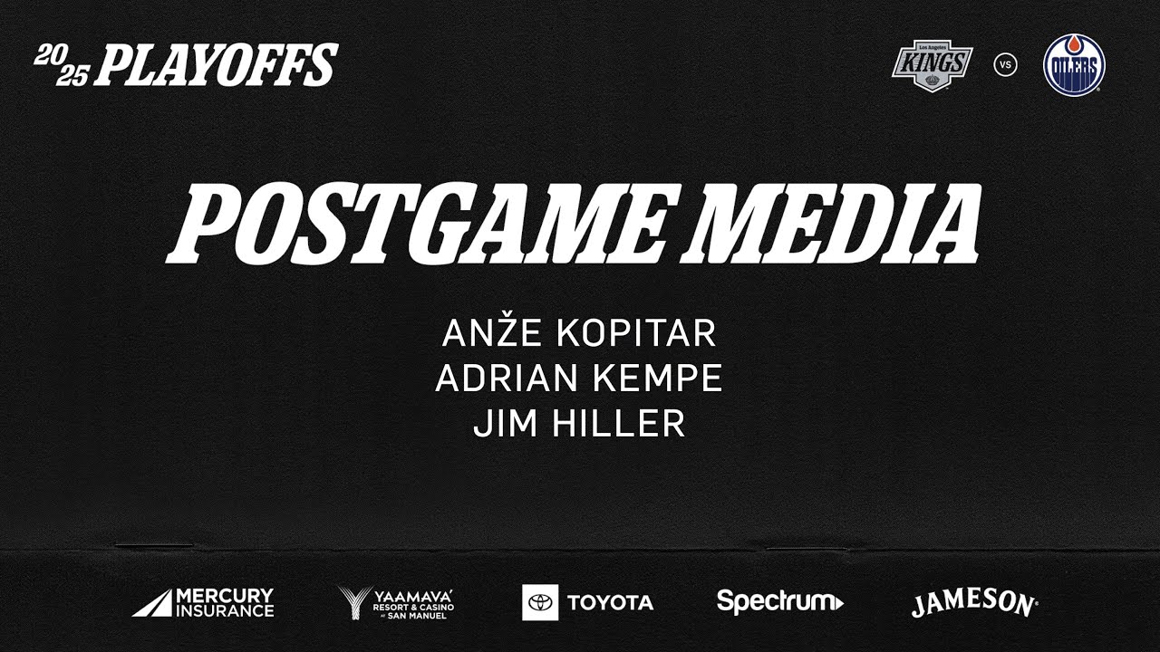Kopitar, Kempe, Hiller | R1G6 LA Kings fall to Edmonton Oilers and lose the series