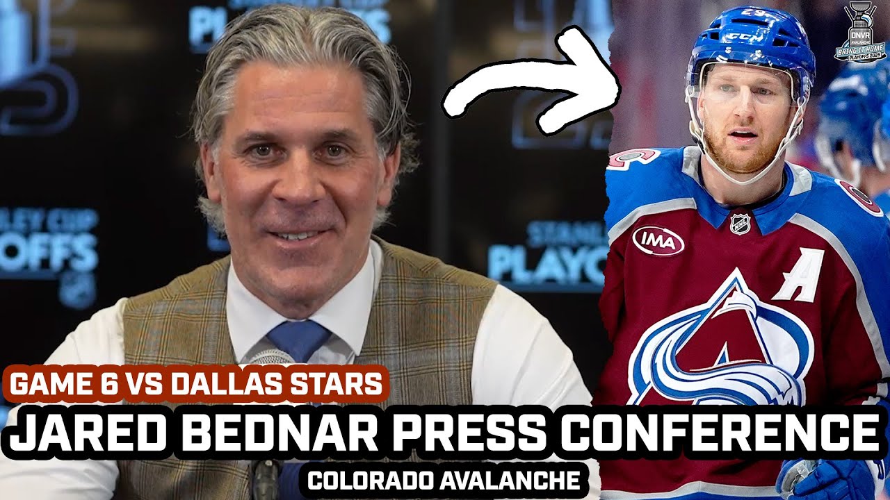 Jared Bednar PRAISE Avs & Jokes About Narrative After Forcing GAME 7