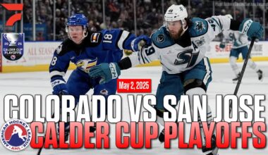 AHL Playoffs Free Live Stream -  Colorado Eagles vs San Jose Barracuda | FloHockey