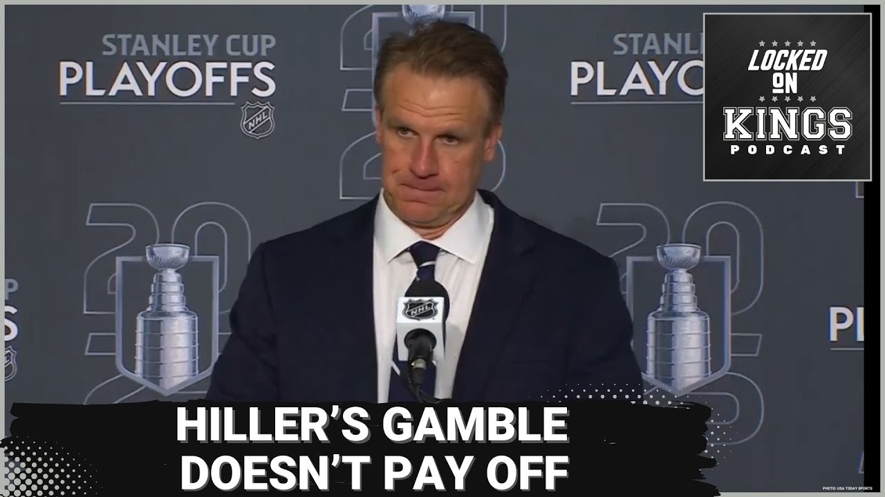 LA Kings lose Game 3 as Jim Hiller's gamble doesn't pay off