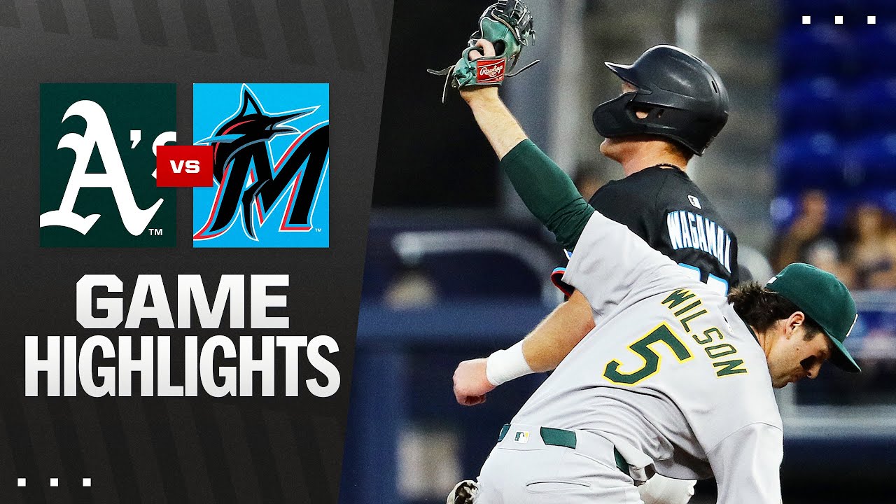 A's vs. Marlins Game Highlights (5/2/25) | MLB Highlights