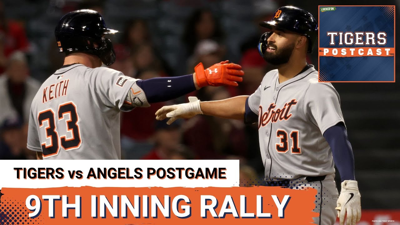 TIGERS POSTCAST: 9TH INNING MAGIC! Detroit Tigers BEAT LA Angels, Riley Greene Go-Ahead HR