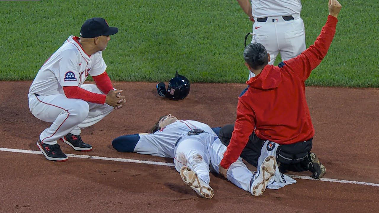 Triston Casas STRETCHERED OFF the Field After Scary Leg Injury | 2025 MLB Season