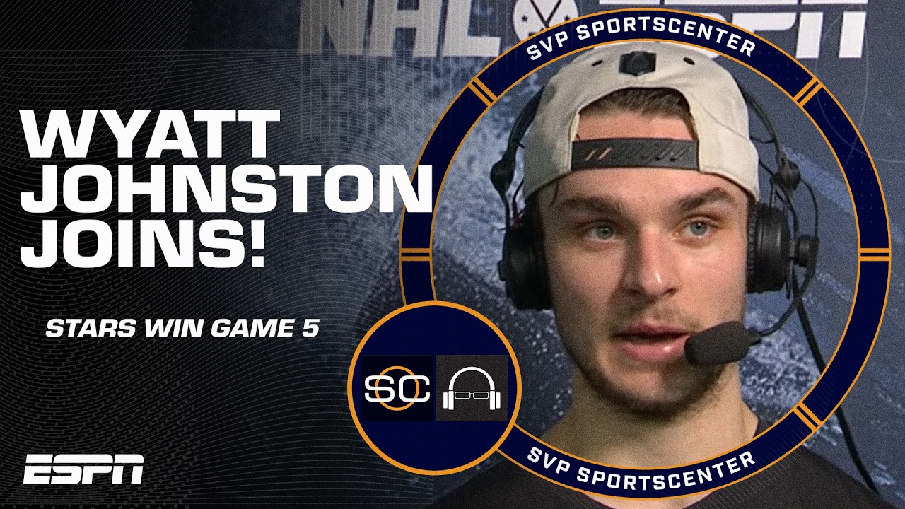 Wyatt Johnston on Stars taking 3-2 series lead over Avs + Lightning-Panthers finish 😮 | SC with SVP