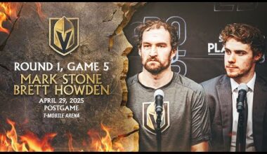 Round 1, Game 5 | Mark Stone & Brett Howden Postgame: We’re Happy With The Spot We’re In