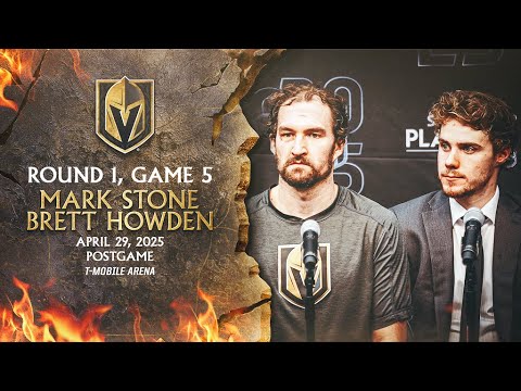 Round 1, Game 5 | Mark Stone & Brett Howden Postgame: We’re Happy With The Spot We’re In