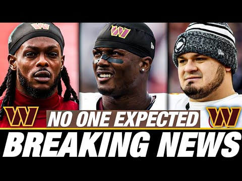 WASHINGTON COMMANDERS: URGENT APPROVED NOW!!! MCLAURIN ALLEGRETTI UPDATE MUCH MORE