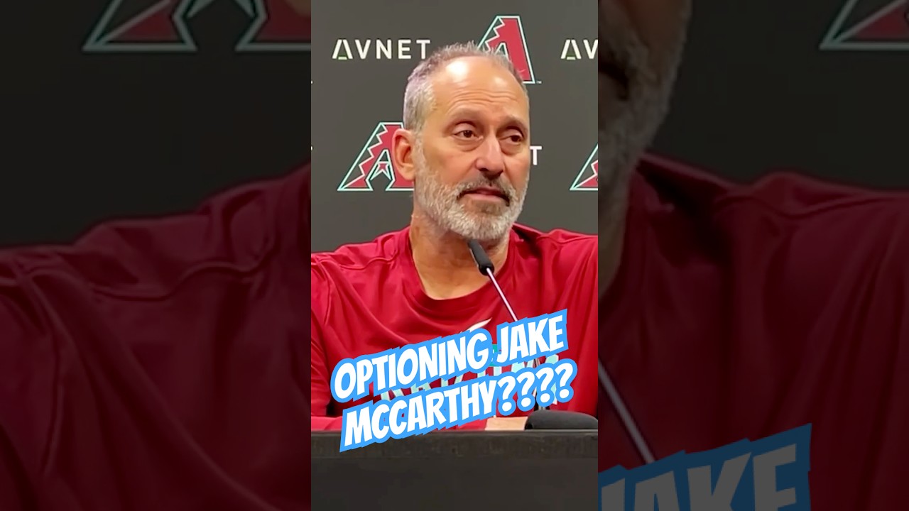 Diamondbacks Option OF Jake McCarthy to Triple-A Reno