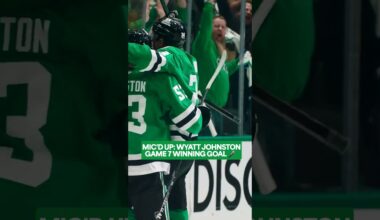 Wyatt Johnston Mic'd Up for Stunning Game 7 Winner