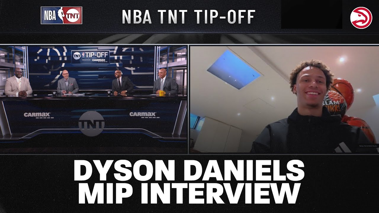 Dyson Daniels Interview on Inside the NBA after Winning Most Improved Player