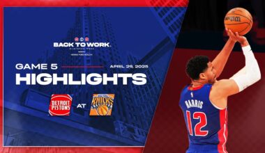 Pistons Win Game 5 | Full Highlights #pistons  #detroitpistons #nba