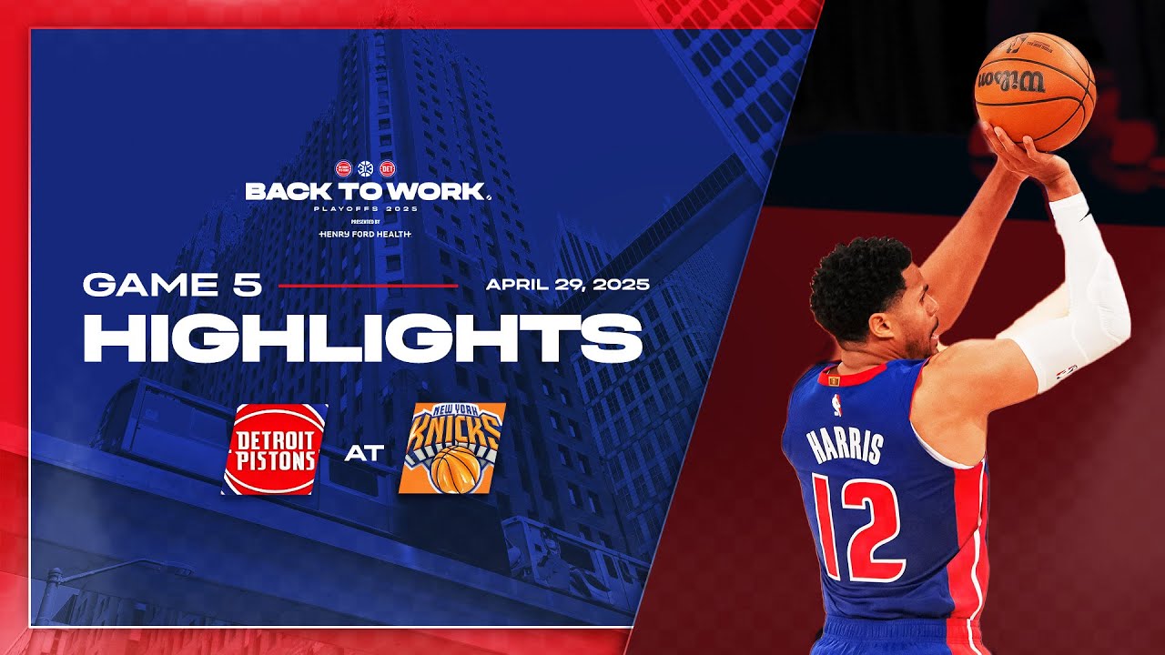 Pistons Win Game 5 | Full Highlights #pistons  #detroitpistons #nba