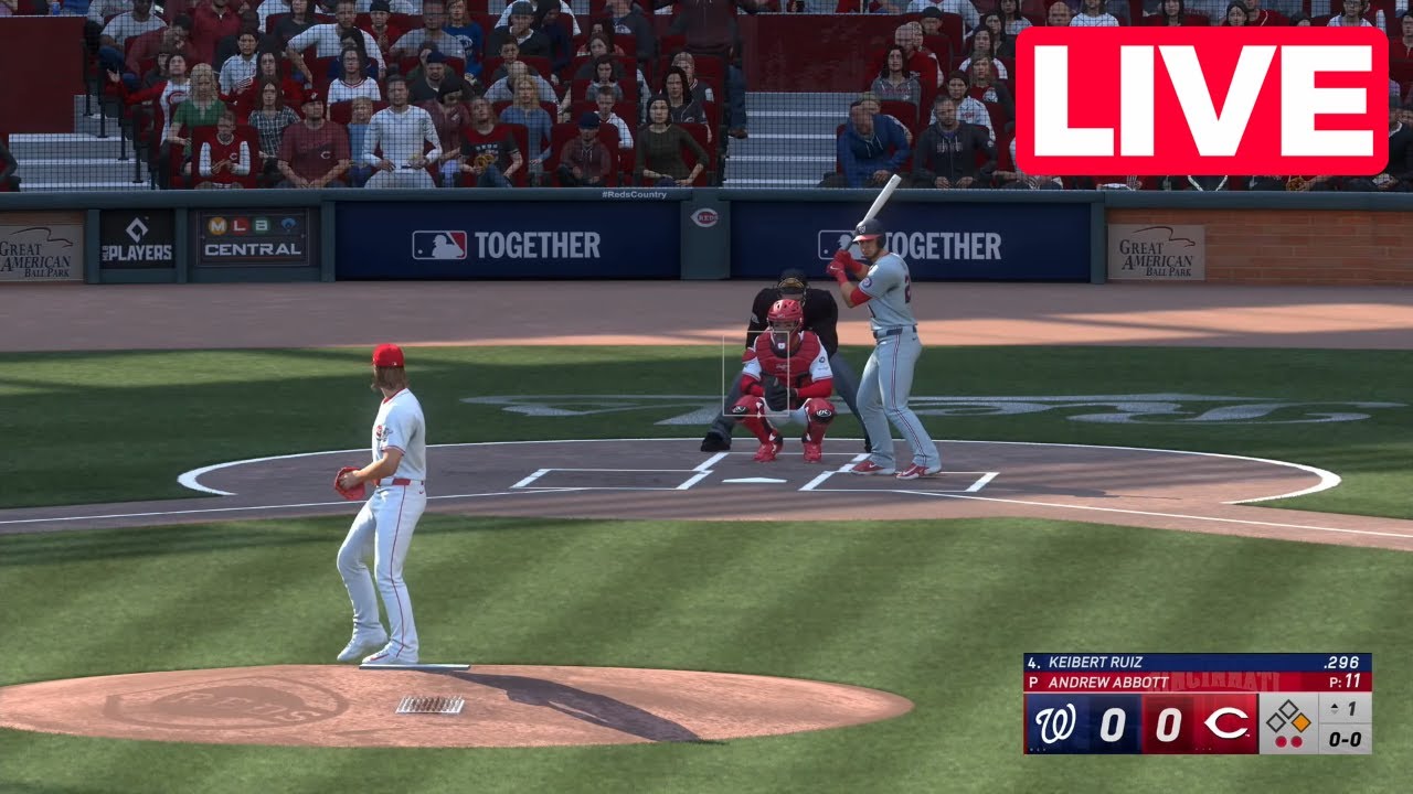 MLB LIVE🔴 Cincinnati Reds vs Washington Nationals - May 4, 2025 | MLB Full Game #MLBLive #enVivo