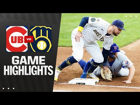 Cubs vs. Brewers Game Highlights (5/4/25) | MLB Highlights