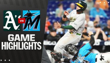A's vs. Marlins Game Highlights (5/4/25) | MLB Highlights