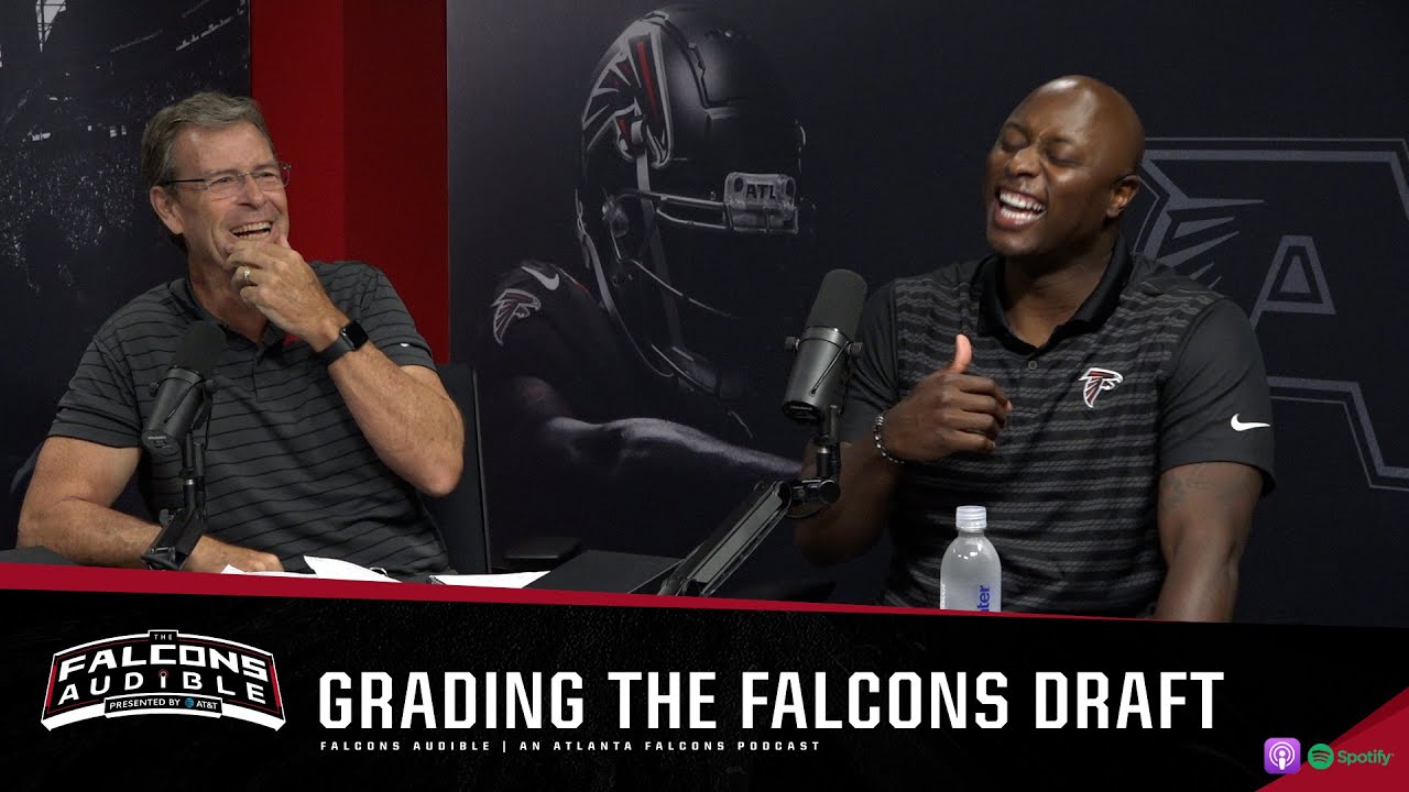 Falcons draft grades, reacting to each pick & breaking down each player | Falcons Audible Podcast