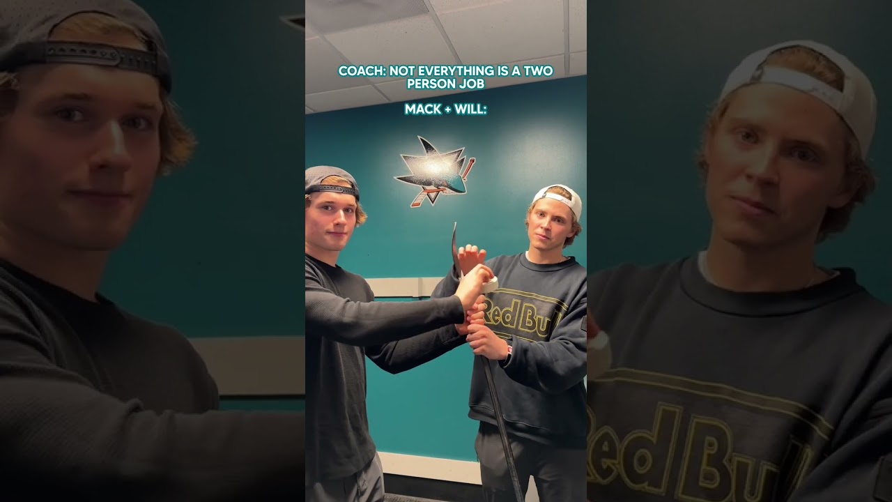 Teamwork makes the dream work. #nhl #sharks #macklincelebrini #willsmith