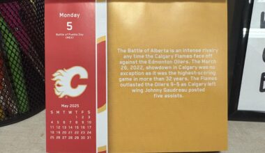 Johnny Gaudreau featured on NHL History Calendar
