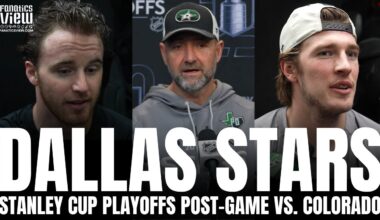 Jake Oettinger, Pete DeBoer & Oskar Back Discuss Dallas Stars vs. Colorado Avalanche Game 7