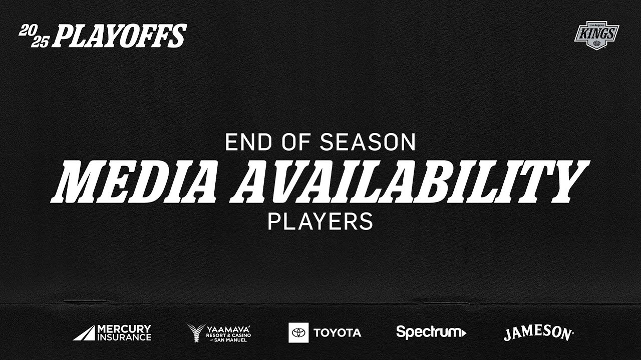 LA Kings Players | 2024-25 End of Season Exit Interviews in El Segundo