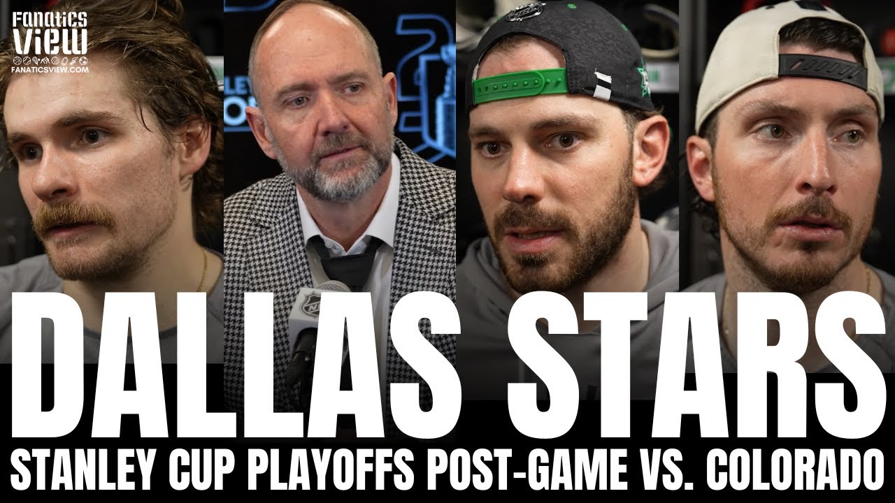 Matt Duchene, Tyler Seguin, Pete DeBoer & Sam Steel Respond to Avs SHUTTING OUT Dallas in GM4