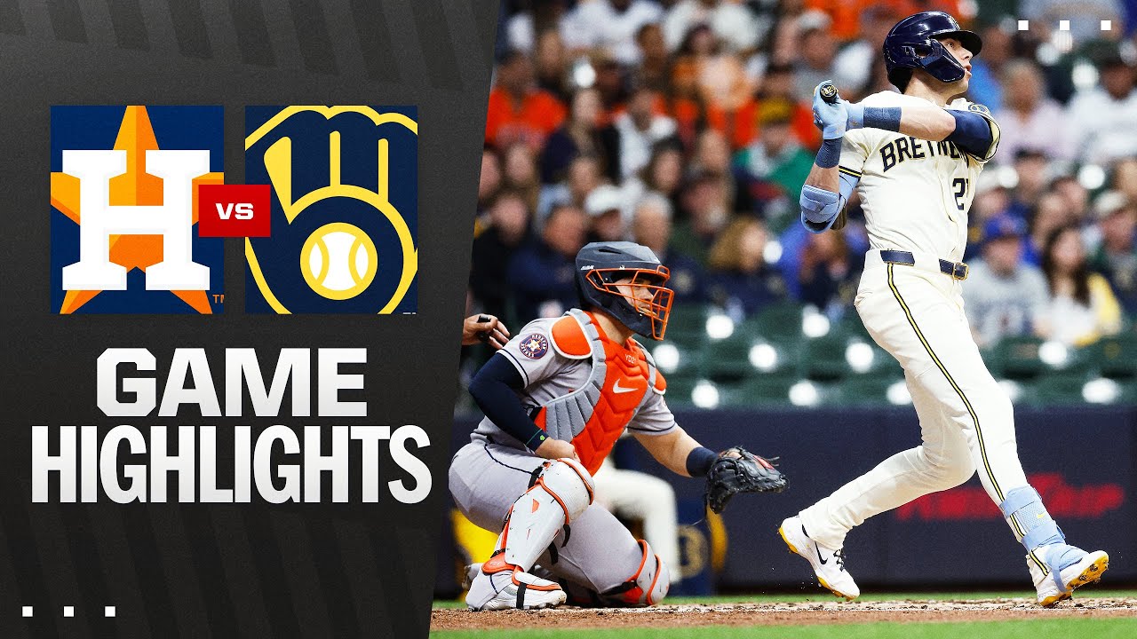 Astros vs. Brewers Game Highlights (5/5/25) | MLB Highlights