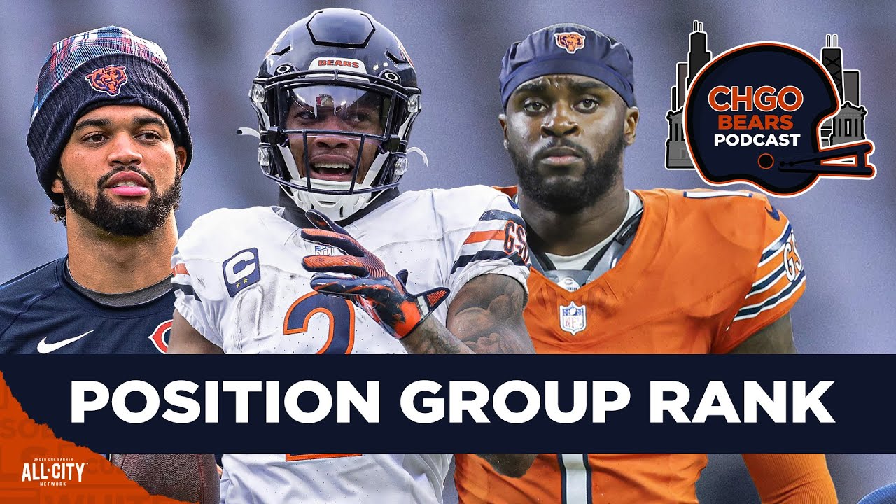 Ranking the Chicago Bears STRONGEST Position Groups | CHGO Bears Podcast
