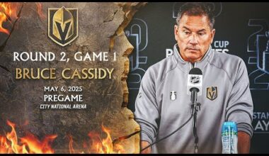 Round 2, Game 1 | Bruce Cassidy Pregame: Ready To Play Tonight