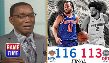 NBA Gametime reacts to Jalen Brunson lead Knicks top Pistons in Gm6, advance to face Celtics in Rd 2