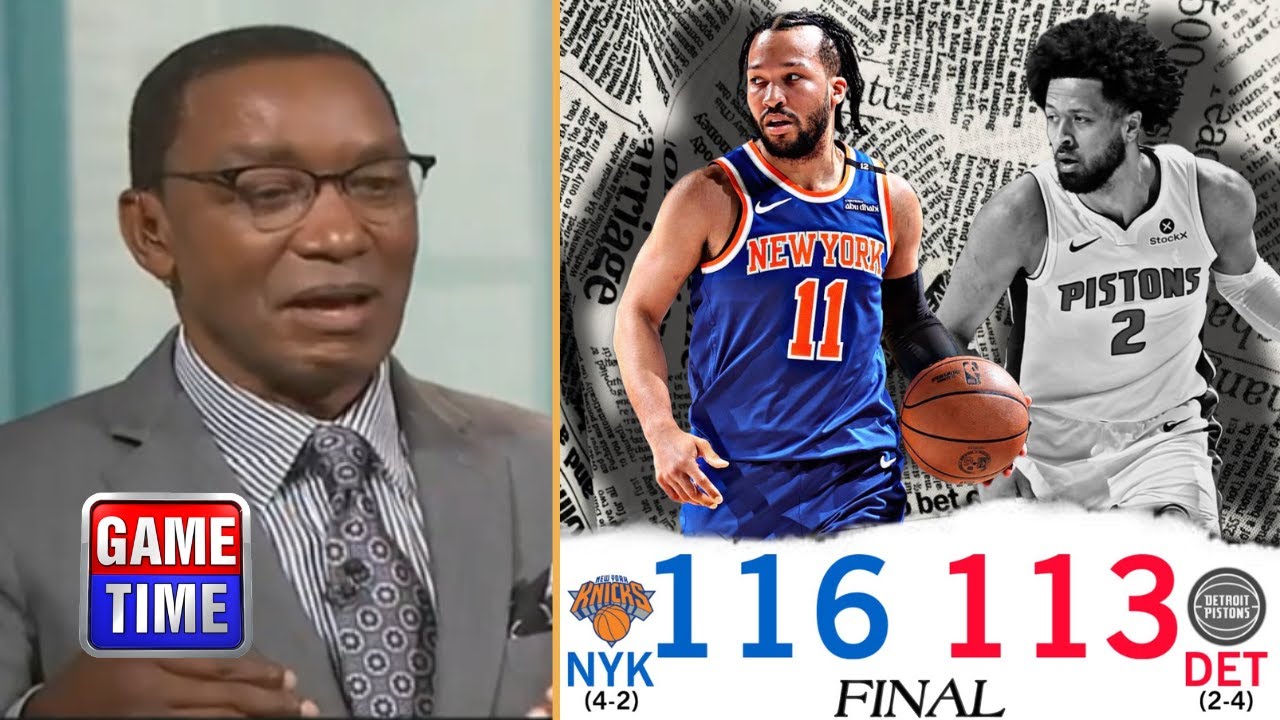 NBA Gametime reacts to Jalen Brunson lead Knicks top Pistons in Gm6, advance to face Celtics in Rd 2
