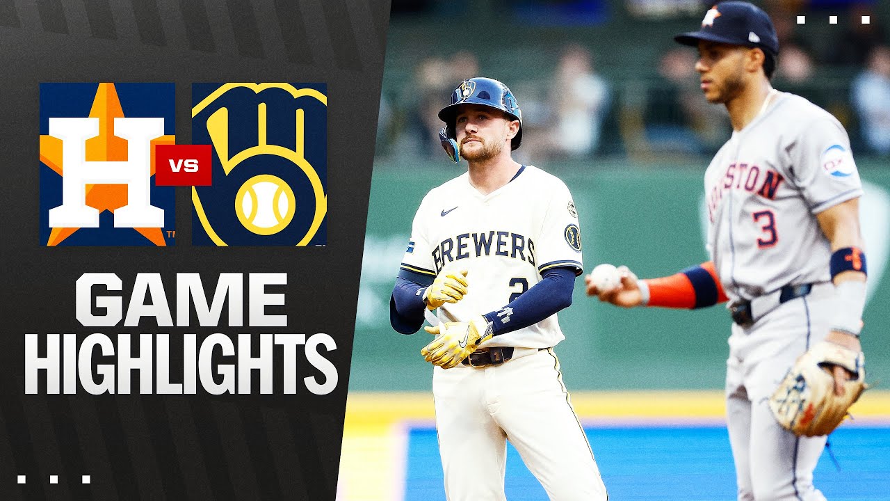 Astros vs. Brewers Game Highlights (5/6/25) | MLB Highlights
