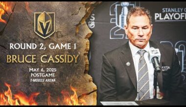 Round 2, Game 1 | Bruce Cassidy Postgame: We Didn’t Elevate Our Game