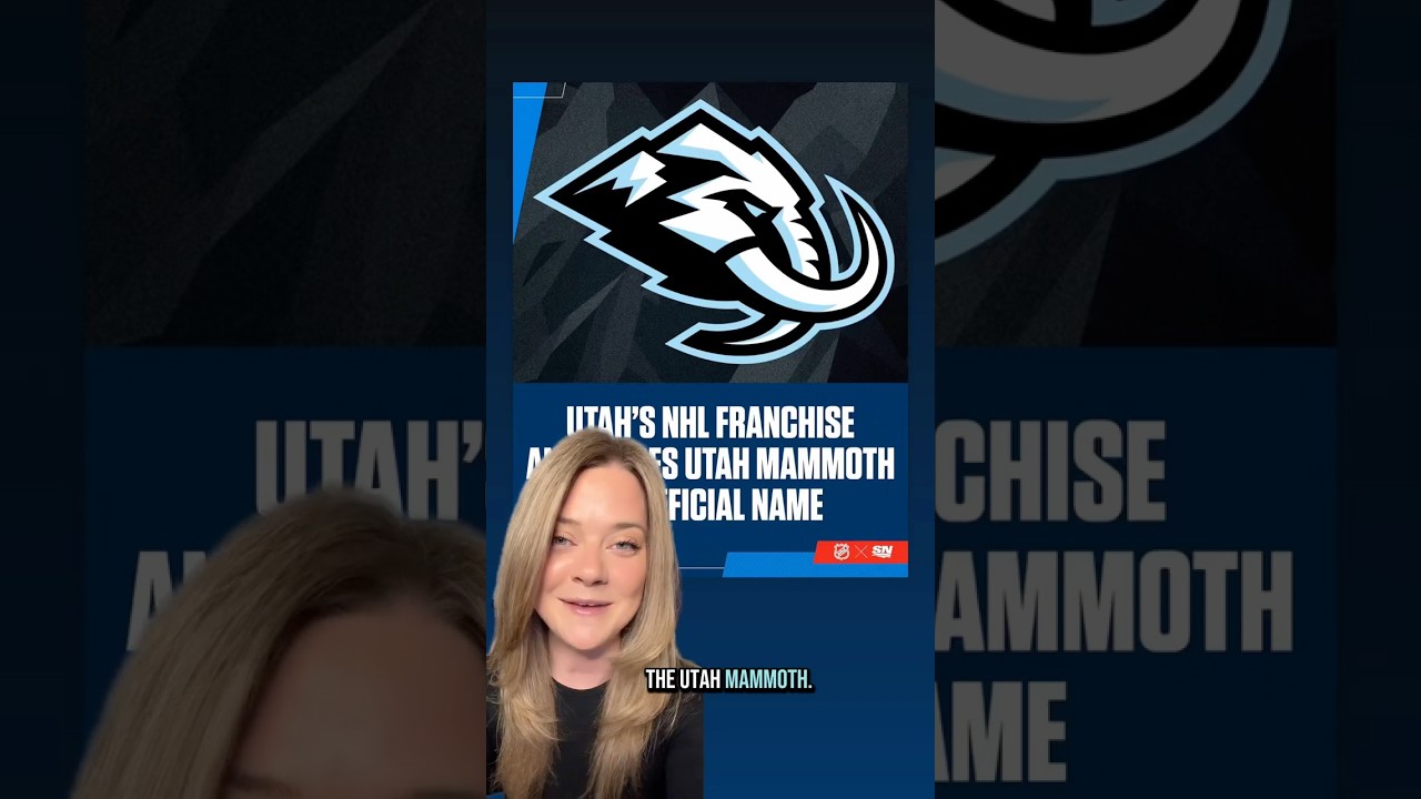 Utah HC Unveil New Franchise Name, Utah Mammoth 👀