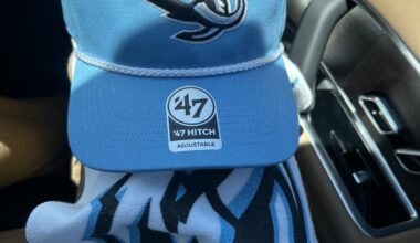 My favorite pick up of the day! LFG 🦣💙🏒