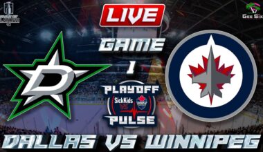 Dallas Stars vs Winnipeg Jets Game 1 LIVE Stream Game Audio | NHL Playoffs Streamcast & Chat