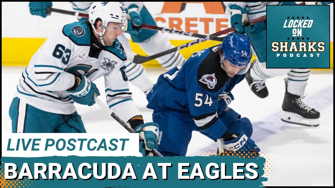 POSTCAST: SAN JOSE BARRACUDA LOSE IN OVERTIME 3-2 TO COLORADO EAGLES