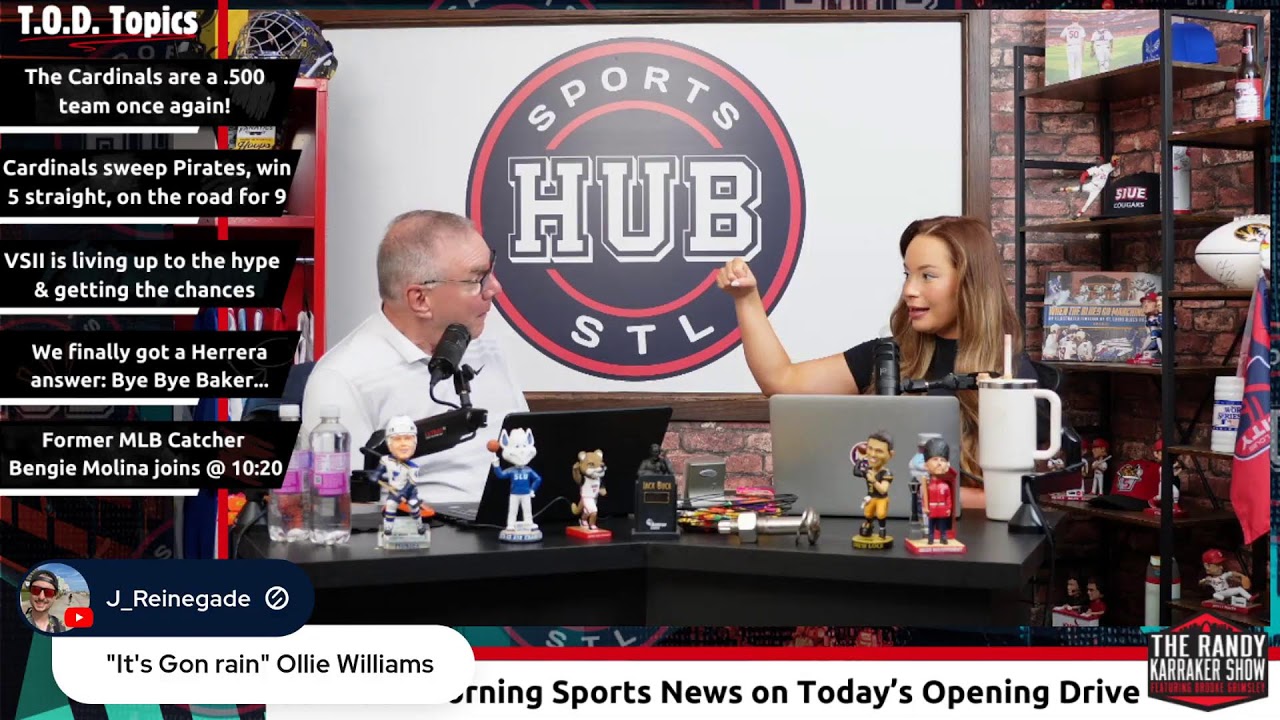 St. Louis Cardinals Win 5 Straight--Can They Take It on the Road?? | Bengie Molina joins @ 10:20