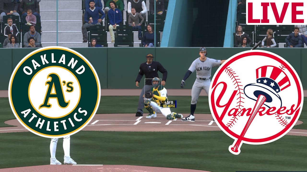 🔴LIVE 🔴New York Yankees VS Oakland Athletics/May 09/MLB THE SHOW 25