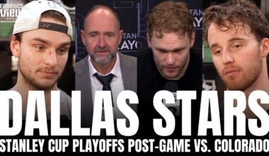 Mikko Rantanen, Wyatt Johnston, Jake Oettinger & Pete DeBoer Recap HISTORIC Stars GM7 Win vs. Avs