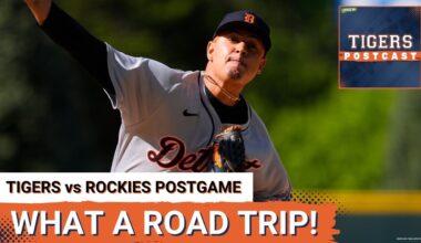 TIGERS POSTCAST: WHAT A ROAD TRIP! Detroit Tigers SWEEP Colorado Rockies, Finish Road Trip 7-3